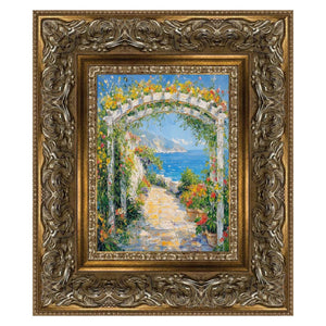 16x20 Frame Ornate Wide Italian Baroque Antique Silver Picture Frame