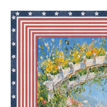 Load image into Gallery viewer, Wide Red White Blue American Flag Picture Frame - Donald Trump Office Décor