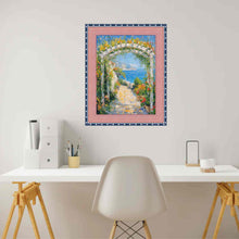 Load image into Gallery viewer, Wide Red White Blue American Flag Picture Frame - Donald Trump Office Décor