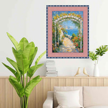Load image into Gallery viewer, Wide Red White Blue American Flag Picture Frame - Donald Trump Office Décor
