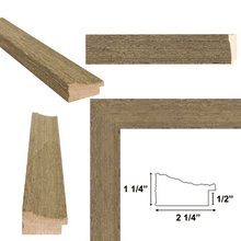 Load image into Gallery viewer, 16x20 Frame Wide Rustic Light White Grain Wood Picture Frame
