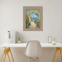 Load image into Gallery viewer, Wide Rustic Light White Grain Wood Picture Frame 
