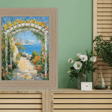 Load image into Gallery viewer, Wide Rustic Light White Grain Wood Picture Frame 