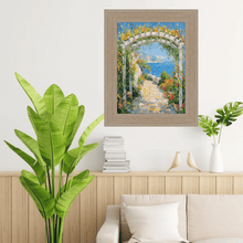 Load image into Gallery viewer, Wide Rustic Light White Grain Wood Picture Frame 