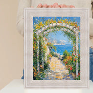 16x20 Frame Wide Rustic Wood Grain White Wash Picture Frame