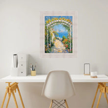 Load image into Gallery viewer, Wide Rustic Wood Grain White Wash Picture Frame 