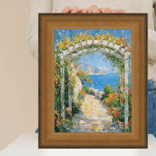 Load image into Gallery viewer, 16x20 Frame Wide Scoop Brushed Gold Picture Frame