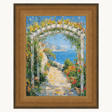 Load image into Gallery viewer, 16x20 Frame Wide Scoop Brushed Gold Picture Frame