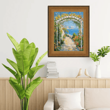 Load image into Gallery viewer, Wide Scoop Brushed Gold Picture Frame 