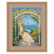 Load image into Gallery viewer, 16x20 Frame Wide Silver Leaf Scoop With Beads Picture Frame