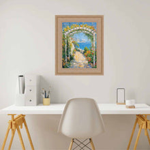 Load image into Gallery viewer, 16x20 Frame Wide Silver Leaf Scoop With Beads Picture Frame
