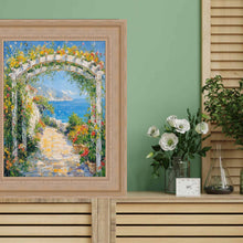 Load image into Gallery viewer, 16x20 Frame Wide Silver Leaf Scoop With Beads Picture Frame