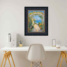 Load image into Gallery viewer, 11x14 Frame Wide Venetian Black With Gold Luxury Picture Frame