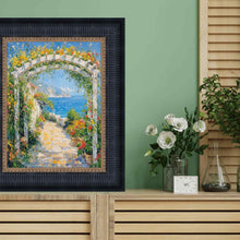 Load image into Gallery viewer, 11x14 Frame Wide Venetian Black With Gold Luxury Picture Frame