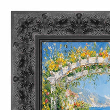 Load image into Gallery viewer, 11x14 Frame Wide Vintage Antique Black Floral Picture Frame