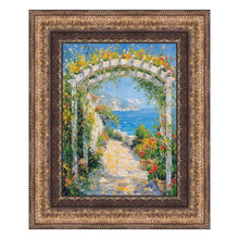 Load image into Gallery viewer, Wide Vintage Spanish Gold Ornate Picture Frame Home Office