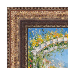 Load image into Gallery viewer, Wide Vintage Spanish Gold Ornate Picture Frame Home Office
