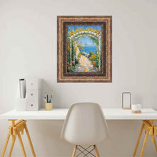 Load image into Gallery viewer, Wide Vintage Spanish Gold Ornate Picture Frame Home Office