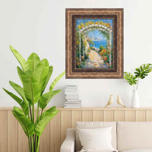 Load image into Gallery viewer, Wide Vintage Spanish Gold Ornate Picture Frame Home Office