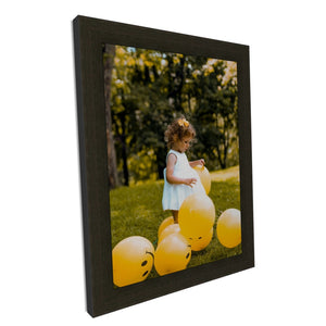 Wood Charcoal Picture Frame - Flat Modern Framing