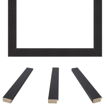 Load image into Gallery viewer, Wood Charcoal Picture Frame - Flat Modern Framing