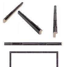 Load image into Gallery viewer, Black Bamboo Picture Frames Wall Hanging - Modern Memory Design Picture frames - New Jersey Frame shop custom framing