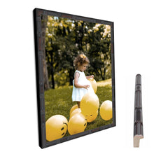 Load image into Gallery viewer, Black Bamboo Picture Frames Wall Hanging - Modern Memory Design Picture frames - New Jersey Frame shop custom framing