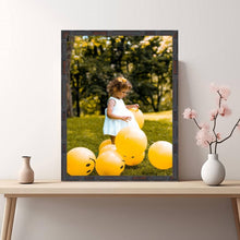 Load image into Gallery viewer, Black Bamboo Picture Frames Wall Hanging - Modern Memory Design Picture frames - New Jersey Frame shop custom framing