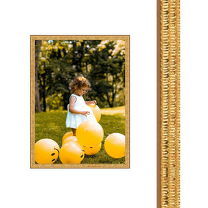 Bright Gold Contemporary Slim Picture Frame Modern - Modern Memory Design Picture frames - New Jersey Frame shop custom framing