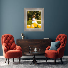 Load image into Gallery viewer, Brushed Metal Silver Picture Frame Industrial Framing - Modern Memory Design Picture frames - New Jersey Frame shop custom framing