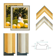 Load image into Gallery viewer, Certificate Wide Gold Picture Frame Gazdavellie - Modern Memory Design Picture frames - New Jersey Frame shop custom framing