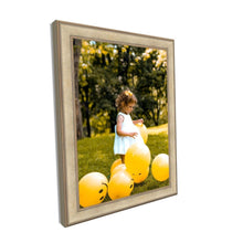 Load image into Gallery viewer, Contemporary Champagne Picture Frame - Modern Framing - Modern Memory Design Picture frames - New Jersey Frame shop custom framing