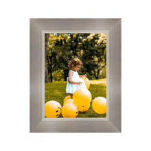 Load image into Gallery viewer, Contemporary Silver Wide Picture Frame Modern Framing - Modern Memory Design Picture frames - New Jersey Frame shop custom framing