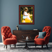 Load image into Gallery viewer, Diploma Mahogany with Rope Picture Frame Custom Framed - Modern Memory Design Picture frames - New Jersey Frame shop custom framing