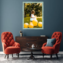 Load image into Gallery viewer, Distressed Green Barnwood Picture Frame Rustic - Custom Framing - Modern Memory Design Picture frames - New Jersey Frame shop custom framing