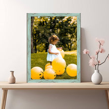 Load image into Gallery viewer, Distressed Green Barnwood Picture Frame Rustic - Custom Framing - Modern Memory Design Picture frames - New Jersey Frame shop custom framing