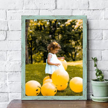 Load image into Gallery viewer, Distressed Green Barnwood Picture Frame Rustic - Custom Framing - Modern Memory Design Picture frames - New Jersey Frame shop custom framing