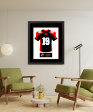 Load image into Gallery viewer, North Carolina High School Football Jersey Frame Print Senior Night Gift 