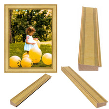 Load image into Gallery viewer, Gold Picture Frame Modern Contemporary with Copper line - Framing - Modern Memory Design Picture frames - New Jersey Frame shop custom framing