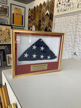 Load image into Gallery viewer, USA Military Funeral Flag Picture Frame - Modern Memory Design Picture frames - New Jersey Frame shop custom framing