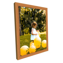 Load image into Gallery viewer, Modern Flat Honey Pecan Wood Picture Frame - Modern Memory Design Picture frames - New Jersey Frame shop custom framing