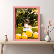 11x14 Pink Picture Frame Gallery Wall - 11x14 Memory Design Picture frames - New Jersey Frame shop custom framing