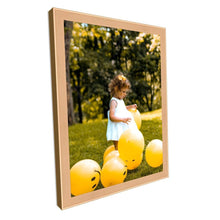 Load image into Gallery viewer, Modern Slim Natural Wood Picture Frame - Modern Memory Design Picture frames - New Jersey Frame shop custom framing