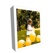Load image into Gallery viewer, Modern White Shadow Box Picture Frames - Custom Framing - Modern Memory Design Picture frames - New Jersey Frame shop custom framing