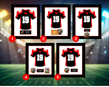 Load image into Gallery viewer, Connecticut High School Football Jersey Frame Print Senior Night Gift 