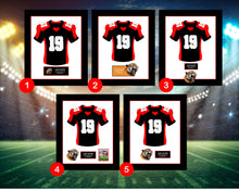 Load image into Gallery viewer, Iowa High School Football Jersey Frame Print Senior Night Gift 