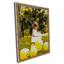 Load image into Gallery viewer, Thin Rope and Beaded Traditional Antique Gold Frame - Modern Memory Design Picture frames - New Jersey Frame shop custom framing