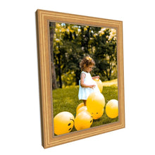 Load image into Gallery viewer, Traditional Ornate Scoop Gold Picture Frame with inner Beading - Modern Memory Design Picture frames - New Jersey Frame shop custom framing