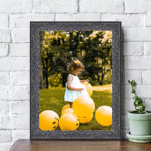 Load image into Gallery viewer, Traditional Renaissance Ornate Black Picture Frame with Silver - Modern Memory Design Picture frames - New Jersey Frame shop custom framing
