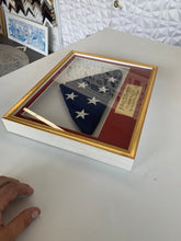 Load image into Gallery viewer, USA Military Funeral Flag Picture Frame - Modern Memory Design Picture frames - New Jersey Frame shop custom framing